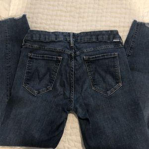 MOTHER Looker Ankle Fray Girl Crush